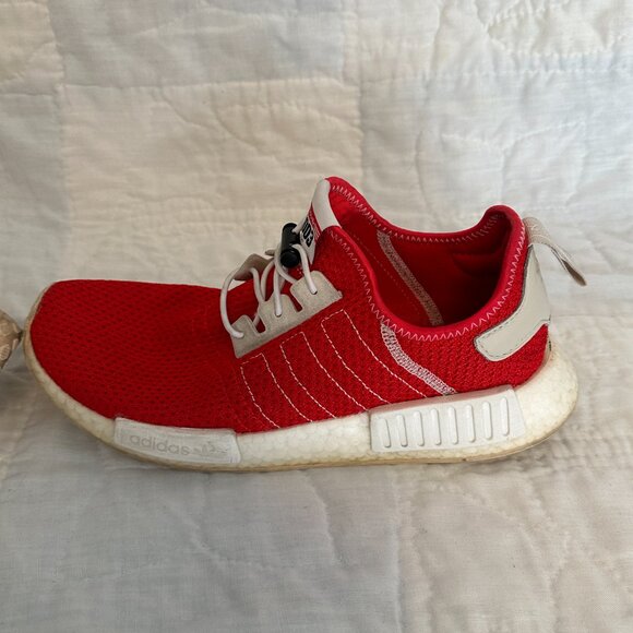 Adidas NMD R1 Active Red Sneaker Size 9 - Picture 5 of 14